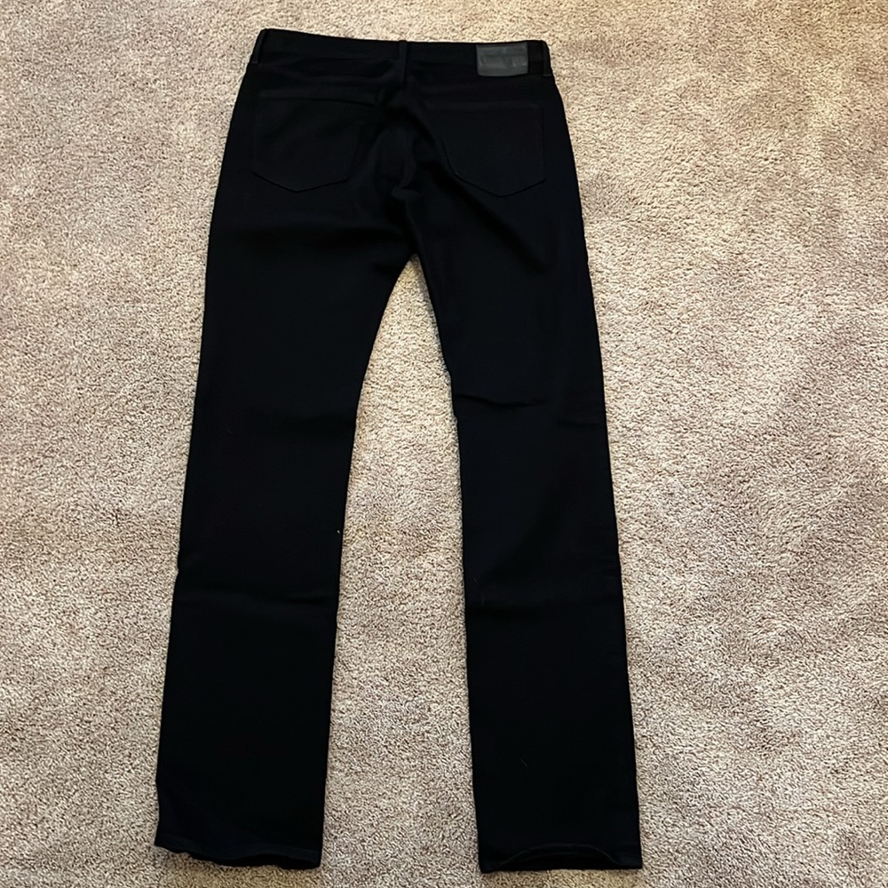 AG GRADUATE TAILORED LEG BLACK JEANS - Picture 7 of 16